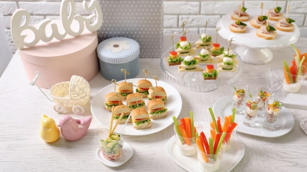 Snacks para Baby Shower