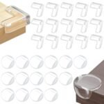 lankatt 30 Piezas Baby Protector Esquinas - Antiadherentes, Duraderos y Suaves - Protegen Esquinas Afiladas - Seguridad para Bebés y Ancianos - 15 Redondos y 15 en L - esquineros, Protector de Mesa