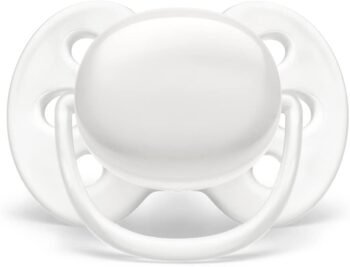 Philips Avent Chupón Ultra Soft│Ortodóntico│con Caja Esterilizadora│Blanco│0-6 m│1 pzs│SCF092/01