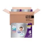 Bbtips Pañal Bebé Sensitive Talla 5 Extra Grande 160 Piezas, 160 Count