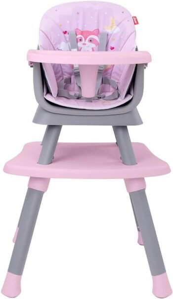 D'bebé Silla Alta 4 en 1 Grow With Me Color Rosa
