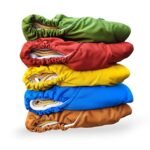 Pañales Ecológicos de Tela Rainy Days – Paquete de 5 | Incluye 5 Absorbentes + 5 Refuerzos | Unitalla 4–16 kg | Reutilizables, Lavables, Hipoalergénicos