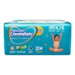 Kleenbebé Comodisec Pañal Para Bebé, Tamaño Extra-jumbo, Unisex, Paquete Con 80 Pañales Desechables