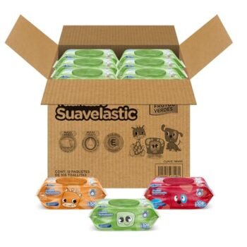 Suavelastic - Kleenbebé Toallas Húmedas para Bebé Suavelastic Max, 18 paquetes