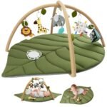 Muja Gimnasio para Bebe, Baby Einstein Extra Grande con 6 Juguetes Extraíbles, Tapete para Bebe que Favorece el Desarrollo Sensorial y Motor del Bebé