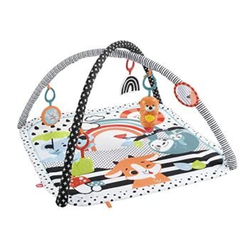 Fisher-Price Baby Gimnasio para Bebés Actividades Musicales 3 en 1 para Recién Nacidos en adelante