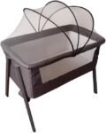 PRINSEL | Corral para Bebé | Cuna Colecho para Bebé | Easy Colecho | Multicolor | De 0 a 6 Meses, 2 Niveles, Con Mosquitero | Artículos para Bebés - Recién Nacidos