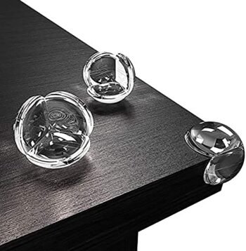 [16 Piezas] Protectores Esquinas Y Bordes Transparentes para Bebes y Niños, Adhesivo Pegamento Fuerte Resistente y Duradero, contra Heridas Cabeza, Mesas, Muebles, Seguridad Bebe.