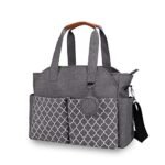 Mochila Pañaleras Multifuncional Impermeable, Mochila Pañaleras de Viaje Gran Capacidad, Bolsa de Pañales con 19 Bolsillos, Portachupetes Desmontable