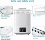 vantisan Esterilizador de Biberones, Esterilizador Secador de Biberones 4 en 1, Pantalla Táctil LED, Seca, Esteriliza, Calienta, Temperatura Constante, Gran Capacidad, Tiempo Ajustable - Blanco