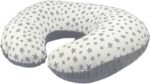 Mae Baby Almohada Lactancia para Amamantar Bebé | Antirreflujo Ultra Comodo| Cojín + Funda Premium | Tela Muy Suave y Lavable Hipoalergénicas | Cosas para Bebe Recien Nacido (Cojin_Estrella)