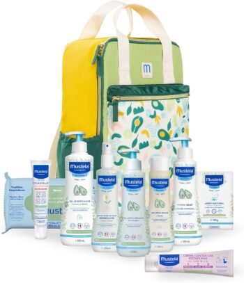Mustela Baby Shower Pack + Pañalera, 10 productos, Ideal para Regalos