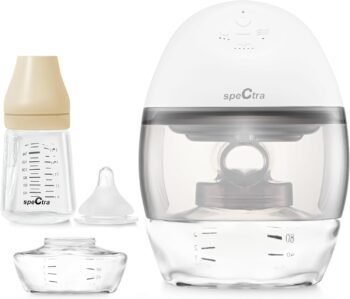 Spectra Extractor de Leche Electrico Manos Libres Wearable | 1 Spectra Sacaleches Electrico Portátil Sin Cables, Recargable | Sistema Cerrado | Ideal para Bebé y Maternidad