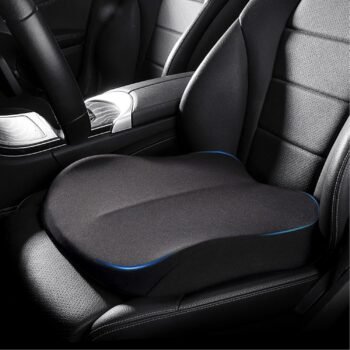 BTOOTB Cojín Elevador de Asiento de Coche para Adultos, 10 cm Cojín Elevador para Asiento de Auto de Espuma Viscoelástica, Adecuado para Cojines de Asiento de Coche y Cojines de Oficina