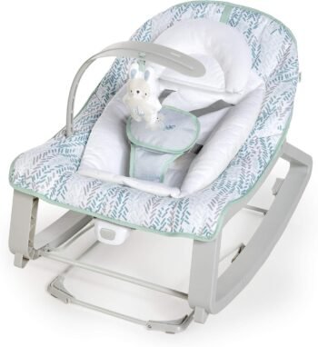 Ingenuity Asiento y Mecedor 3 en 1 para Bebés 0 a 30 Meses